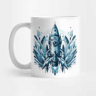 Abyss Explorer: Underwater Rocket Mug